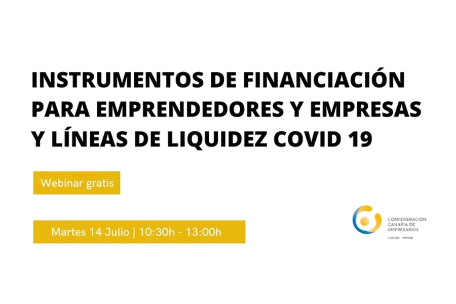 Webinar «Instrumentos de financiación para emprendedores y empresas y líneas de liquidez COVID 19»