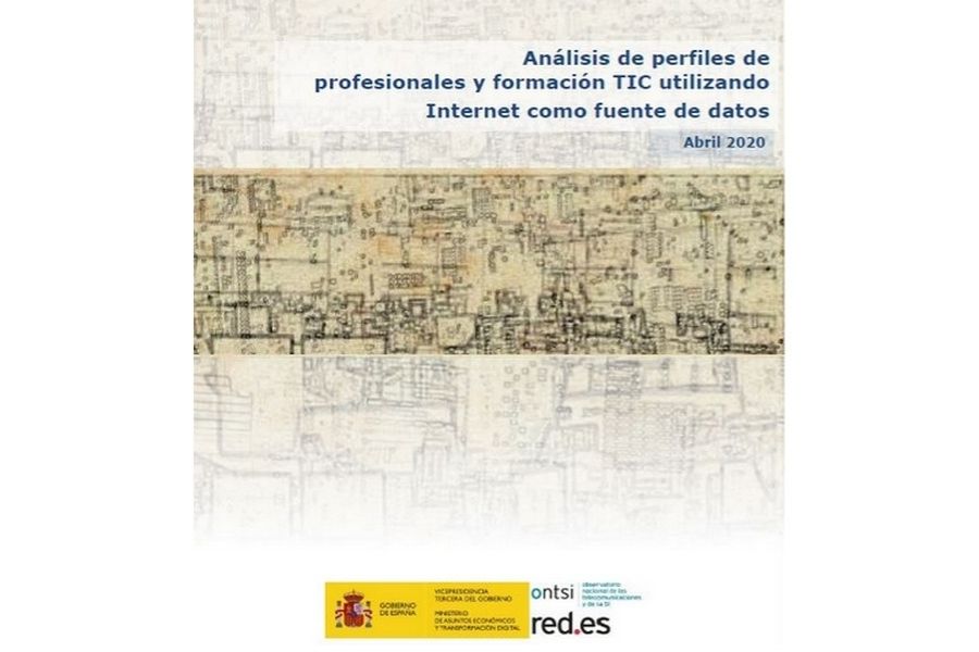 Análisis de perfiles de profesionales y formación TIC utilizando Internet como fuente de datos