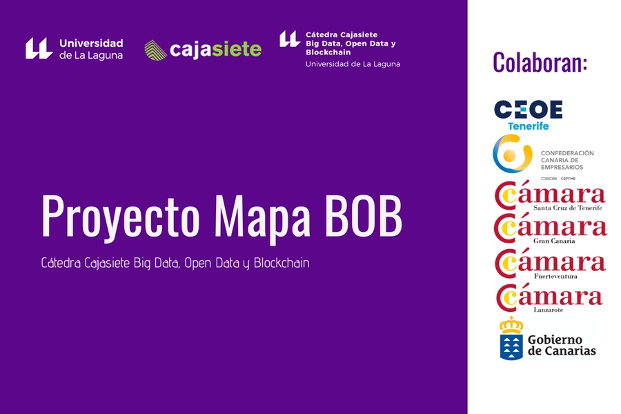 Puesto en marcha el proyecto Mapa BOB desarrollado por Cajasiete y la Universidad de La Laguna